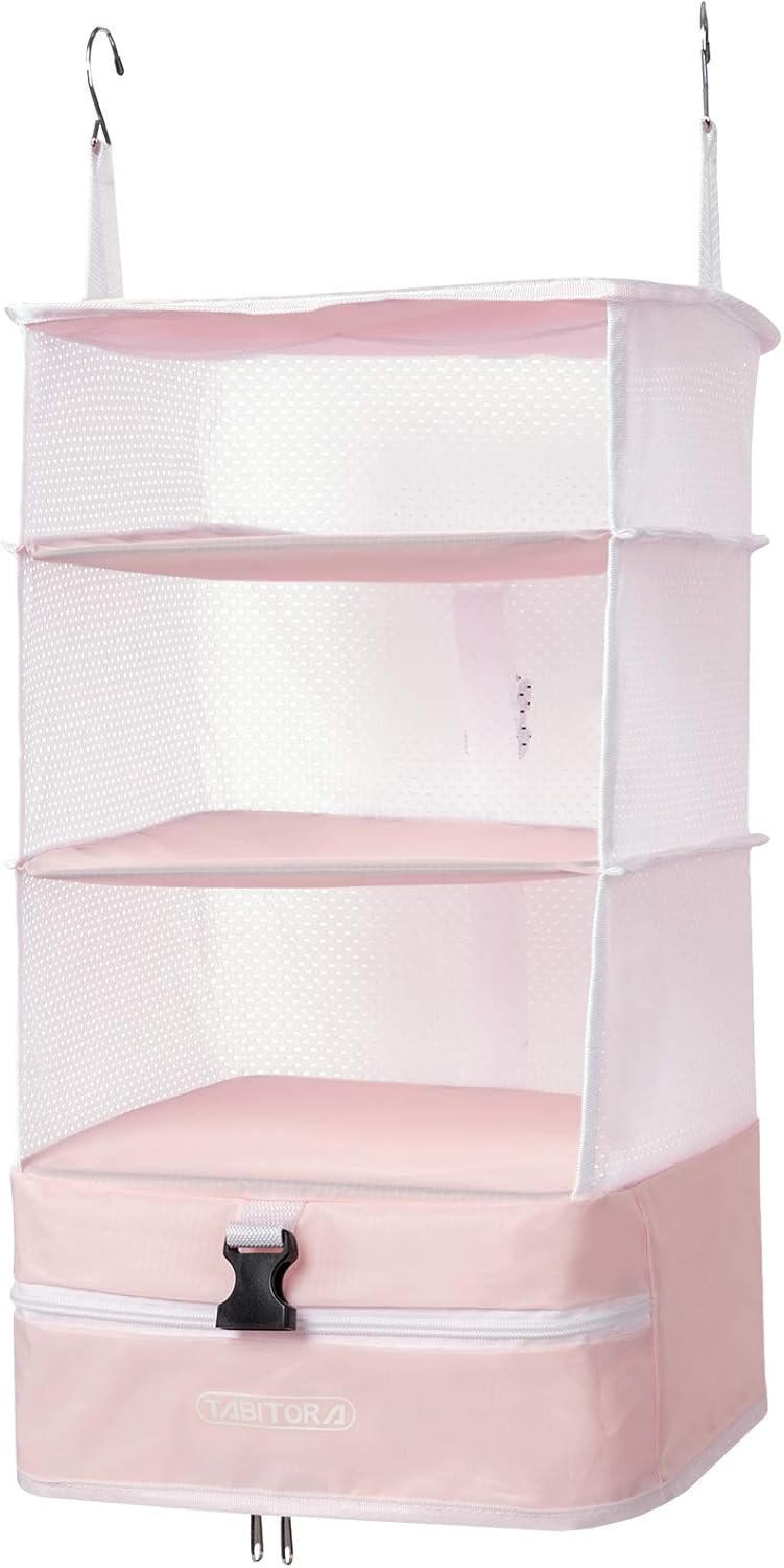 Portable Hanging Travel Shelves Bag Packing Cube Organizer Suitcase Storage Large Capacity